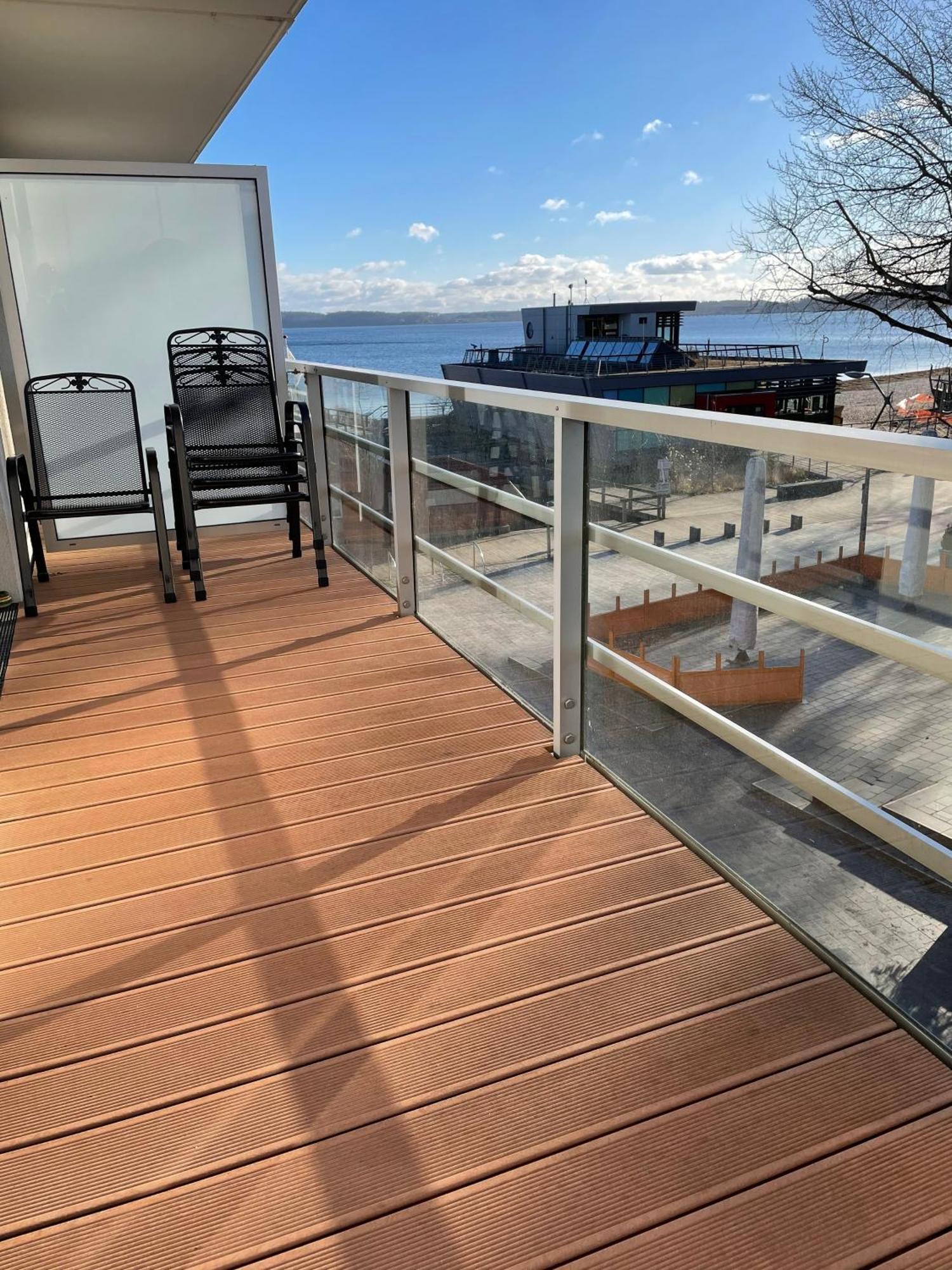 Apartment 15 "Sturmmoewe", Blickrichtung Strand Offenes Meer Eckernförde Kültér fotó